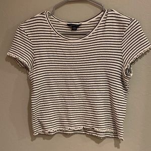 Striped American eagle tee
